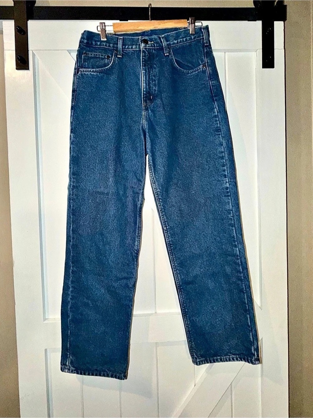 Carhartt B172 Relaxed Fit Flannel Lined Jeans Men’s 33x32